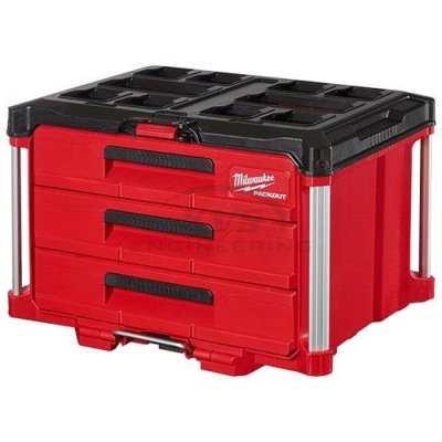 กล่องเครื่องมือ MILWAUKEE PACKOUT 3 ลิ้นชัก รุ่น 48-22-8443