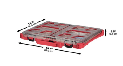 กล่องเครื่องมือ MILWAUKEE PACKOUT Deep Organizer รุ่น 48-22-8432