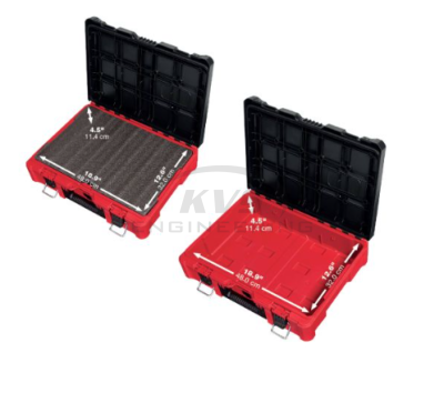 กล่องเครื่องมือ MILWAUKEE PACKOUT ขนาดกลางพร้อมโฟมตัด รุ่น 48-22-8450