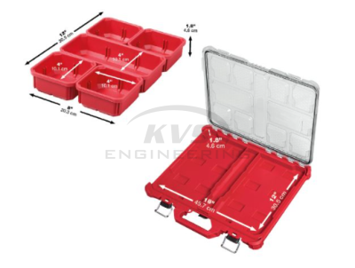 กล่องเครื่องมือ MILWAUKEE PACKOUT ออแกนไนซ์เซอร์ รุ่น 48-22-8430