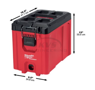 กล่องเครื่องมือคอมแพ็ค MILWAUKEE PACKOUT รุ่น 48-22-8422