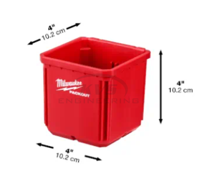 กล่องใส่อุปกรณ์ขนาด MILWAUKEE 4"x 4" (2 ชิ้น) รุ่น 48-22-8062