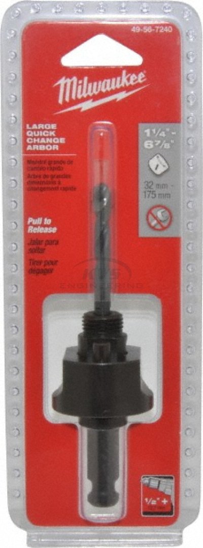 ก้านต่อดอกเจาะโฮลซอว์ MILWAUKEE 3/8" รุ่น 49-56-7240