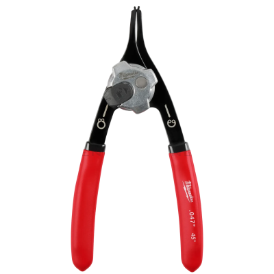 คีมถ่าง-หุบแหวน MILWAUKEE 2in1ปากงอ 45 องศา ขนาดกลาง รุ่น 48-22-6534
