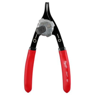 คีมถ่าง-หุบแหวน MILWAUKEE 2in1ปากงอ 90 องศา ขนาดกลาง รุ่น 48-22-6535