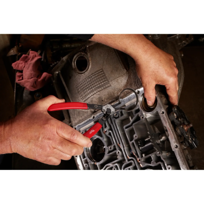 คีมถ่าง-หุบแหวน MILWAUKEE 2in1ปากงอ 90 องศา ขนาดใหญ่ รุ่น 48-22-6538