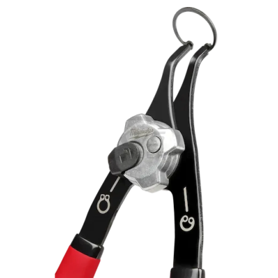 คีมถ่าง-หุบแหวน MILWAUKEE 2in1ปากตรง 18 องศา ขนาดกลาง รุ่น 48-22-6533