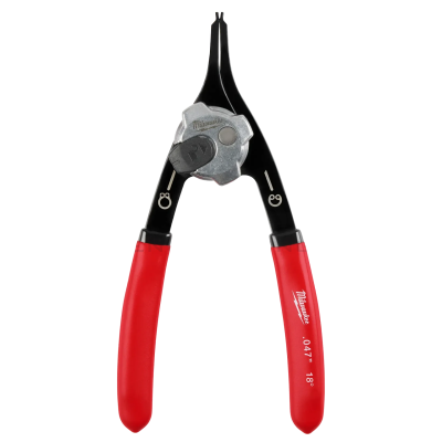 คีมถ่าง-หุบแหวน MILWAUKEE 2in1ปากตรง 18 องศา ขนาดกลาง รุ่น 48-22-6533