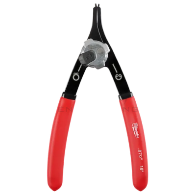 คีมถ่าง-หุบแหวน MILWAUKEE 2in1ปากตรง 18 องศา ขนาดใหญ่ รุ่น 48-22-6536