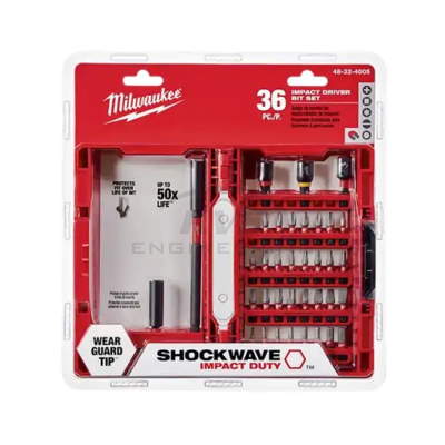 ชุดดอกไขควง MILWAUKEE 36 ชิ้น รุ่น 48-32-4005