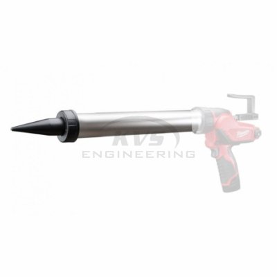 ชุดต่อกระบอกอลูมิเนียมปืนยิงซิลิโคนขนาด MILWAUKEE 600 ML สำหรับเครื่อง M12 PCG รุ่น 48-08-0905