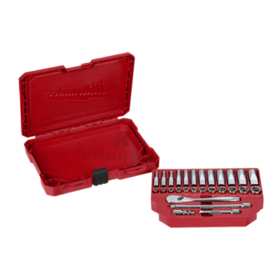 ชุดประแจบล็อก MILWAUKEE 28 ชิ้น (1/4"/1/2")
