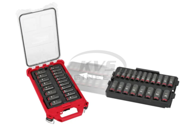 ชุดลูกบล็อกกระแทก MILWAUKEE 3/8" (19 ชิ้น) พร้อมถาดรอง รุ่น 49-66-6816