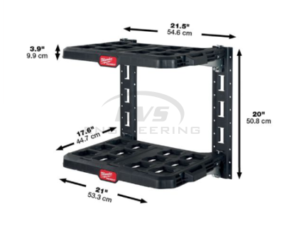 ชุดอุปกรณ์ชั้นวาง MILWAUKEE PACKOUT รุ่น 48-22-8480