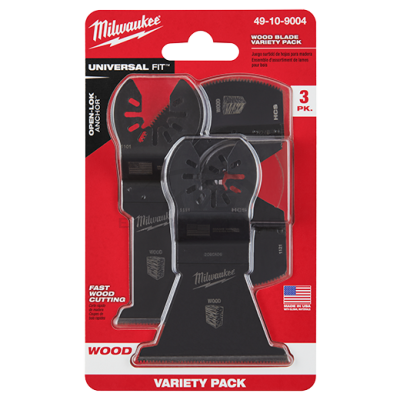 ชุดใบตัดไม้มัลติทูล MILWAUKEE 3 ใบ รุ่น 49-10-9004