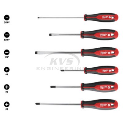 ชุดไขควง MILWAUKEE 6 ชิ้น รุ่น 48-22-2706
