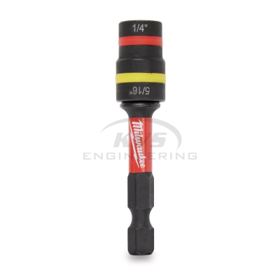 ดอกไขควงหัวบล็อกแม่เหล็ก MILWAUKEE 1/4" 5/16" QUIK-CLEAR 2-in-1 รุ่น 49-66-4541