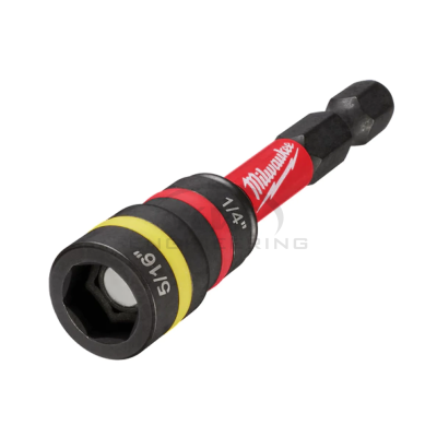 ดอกไขควงหัวบล็อกแม่เหล็ก MILWAUKEE 1/4" 5/16" QUIK-CLEAR 2-in-1 รุ่น 49-66-4541
