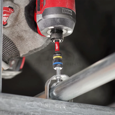 ดอกไขควงหัวบล็อกแม่เหล็ก MILWAUKEE 5/16" 3/8" QUIK-CLEAR 2-in-1 รุ่น 49-66-4544