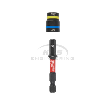 ดอกไขควงหัวบล็อกแม่เหล็ก MILWAUKEE 5/16" 3/8" QUIK-CLEAR 2-in-1 รุ่น 49-66-4544
