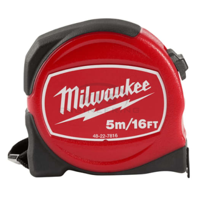 ตลับเมตร MILWAUKEE Red 3m/12ft รุ่น 48-22-7816 รุ่น Tradesman