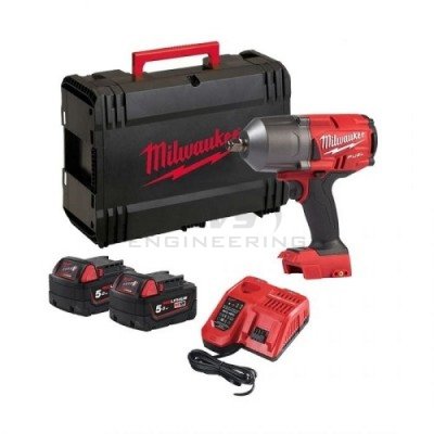 บล็อกกระแทกไร้สาย MILWAUKEE 18 โวลต์ 1/2" (ตัวเปล่า) รุ่น M18FHIWF12-502X
