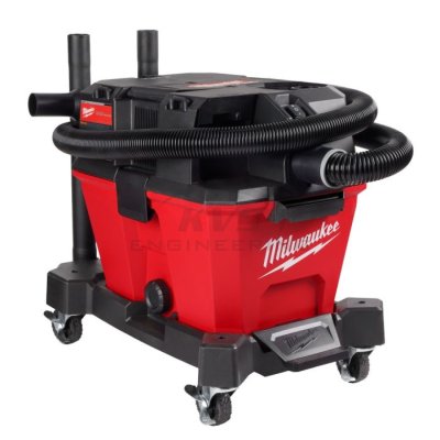 รถเข็นดูดฝุ่นไร้สายขนาด MILWAUKEE 23 ลิตร รุ่น M18FVC23L-0