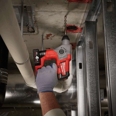 สว่านโรตารี่ไร้สาย MILWAUKEE 12 โวลต์ ระบบ SDS+ (ตัวเปล่า) (M12CH-0C/M12CH-402C)