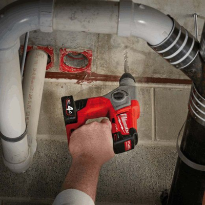 สว่านโรตารี่ไร้สาย MILWAUKEE 12 โวลต์ ระบบ SDS+ (ตัวเปล่า) (M12CH-0C/M12CH-402C)