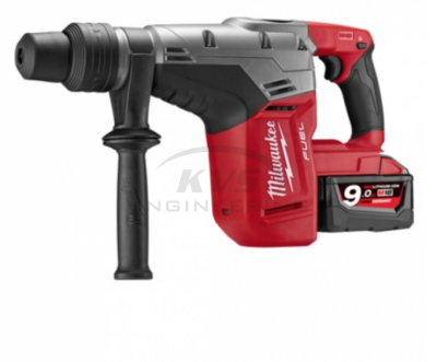 สว่านโรตารี่ไร้สาย MILWAUKEE 18 โวลต์ 5 กก. SDS Max แบตเตอรี่ 9 แอมป์อาว 2 ก้อน รุ่น M18CHM-902C