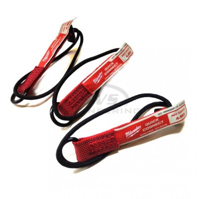 สายเซฟตี้ล็อกเครื่องมือ MILWAUKEE 4.5 kg.. Quick Connect (แพ็ค 3 ชิ้น) รุ่น 48-22-8823A