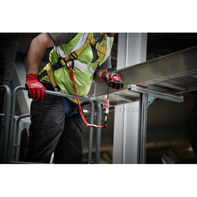 สายเซฟตี้ล็อกเครื่องมือ MILWAUKEE 4.5 kg. พร้อมสาย Quick Connect รุ่น 48-22-8820A