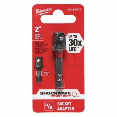 อะแดปเตอร์หัวบล็อก MILWAUKEE 3/8" แกนหกเหลี่ยม รุ่น 48-32-5031
