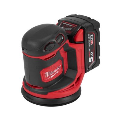 เครื่องขัดกระดาษทรายแบบลูกเบี้ยวไร้สาย MILWAUKEE 18 โวลต์ รุ่น M18BOS125-0X0