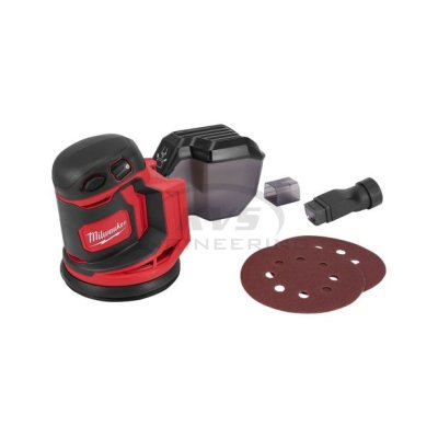 เครื่องขัดกระดาษทรายแบบลูกเบี้ยวไร้สาย MILWAUKEE 18 โวลต์ รุ่น M18BOS125-0X0