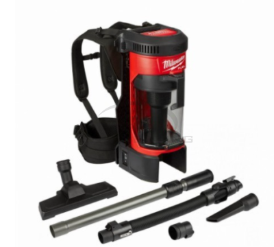เครื่องดูดฝุ่นสะพายหลังไร้สาย MILWAUKEE 18 โวลต์ (ตัวเปล่า) รุ่น M18FBPV-0G0