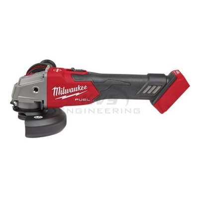 เครื่องเจียร MILWAUKEE 4" ไร้สายระบบเบรค 18 โวลต์ รุ่น M18FSAG100XB-0X0