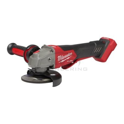 เครื่องเจียร MILWAUKEE 4” ไร้สาย 18 โวลต์ ปรับความเร็วรอบได้ สวิทซ์ท้อง ระบบเบรค รุ่น M18FSAGV100XPDB-0X0