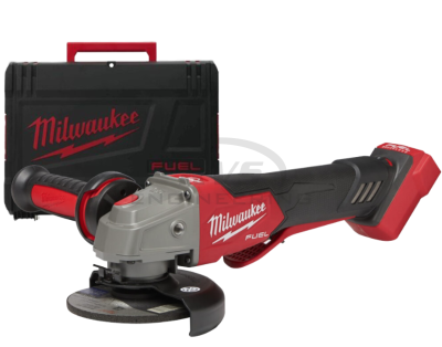 เครื่องเจียร MILWAUKEE 4” ไร้สาย 18 โวลต์ ปรับความเร็วรอบได้ สวิทซ์ท้อง ระบบเบรค รุ่น M18FSAGV100XPDB-0X0