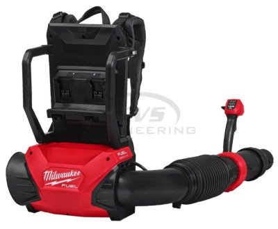 เครื่องเป่าใบไม้ระบบแบตเตอรี่คู่แบบสะพายหลัง (ตัวเปล่า) MILWAUKEE รุ่น M18F2BPB-0
