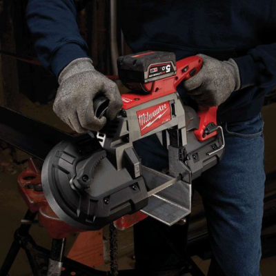 เลี่อยสายพานไร้สาย MILWAUKEE 18 โวลต์ (ตัวเปล่า) รุ่น M18CBS125-0