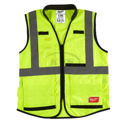 เสื้อเซฟตี้สะท้อนแสง-สีเหลือง MILWAUKEE รุ่น 48-73-5082