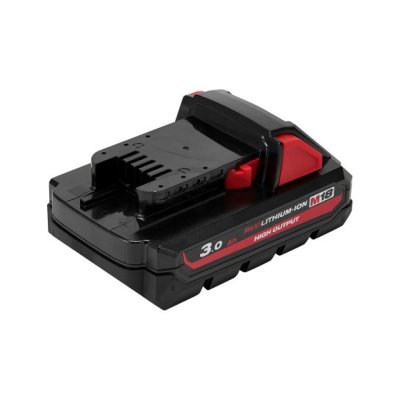 แบตเตอรี่ MILWAUKEE 18 โวลต์ 3.0 แอมป์อาว HIGH OUTPUT รุ่น M18HB3