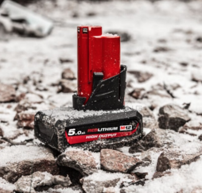 แบตเตอรี่ MILWAUKEE M12 HIGH OUTPUT ความจุ 5.0Ah รุ่น M12HB5