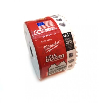 โฮลซอว์ MILWAUKEE 83 มม. 3-1/4" Ice Hardened รุ่น 49-56-9639