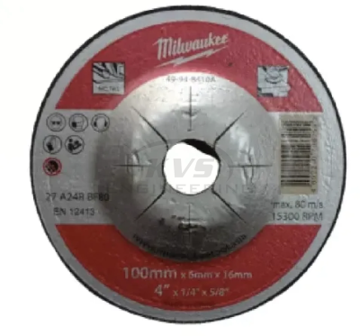 ใบเจียร MILWAUKEE 4 นิ้ว 100 6 16 มม. รุ่น 49-94-8410A