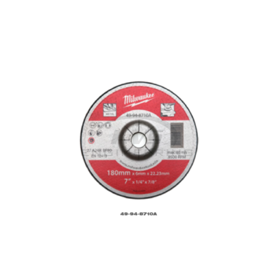 ใบเจียร MILWAUKEE 7 นิ้ว 180 6.0 22.23 มม. รุ่น 49-94-8710A