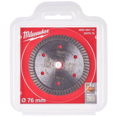 ใบเพชรตัดกระเบื้อง MILWAUKEE 3" รุ่น 4932464715