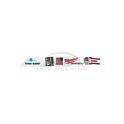 ใบเลื่อยชัก MILWAUKEE Thin Kerf Metal Cutting SAWZALL Blades รุ่น 48-00-4182