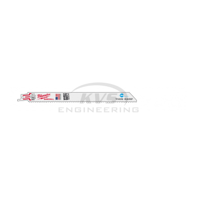 ใบเลื่อยชัก MILWAUKEE Thin Kerf Metal Cutting SAWZALL Blades รุ่น 48-00-4187